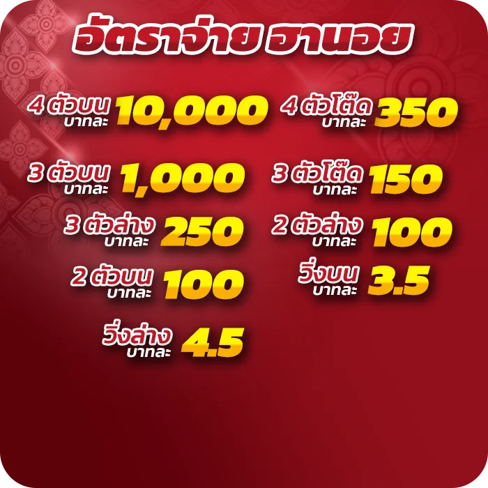 อัตราจ่าย ฮานอย