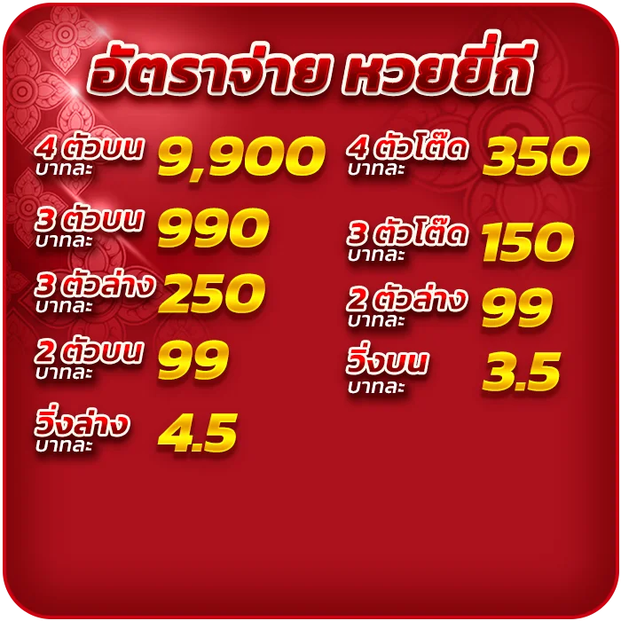 หวยจับยี่กี PITI456 จ่ายสูง จ่ายจริง ไม่มีเลขอั้น